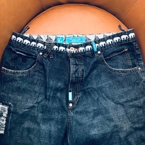 LRG evolution blue jeans